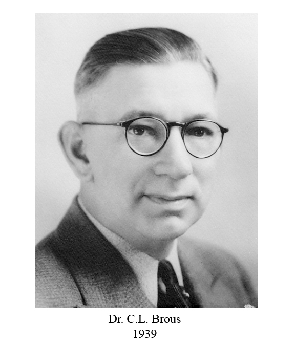 Dr. C.L.Brous 1939