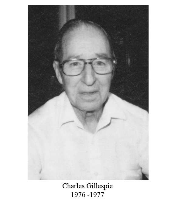 Charles Gillespie 1976 & 1977