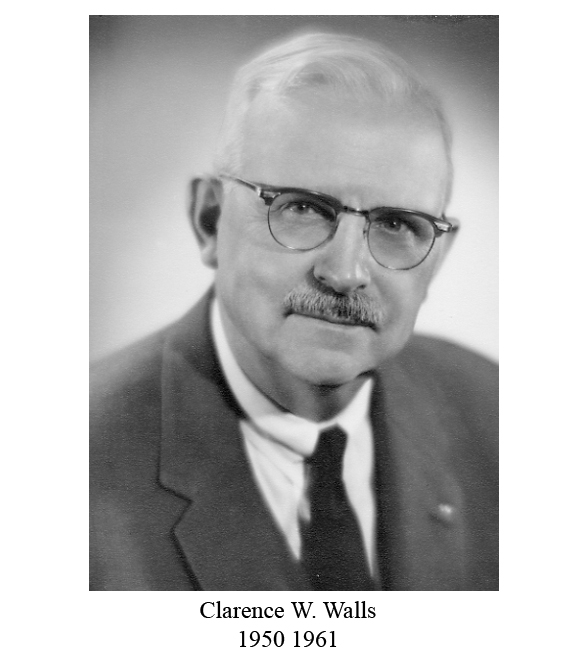 Clarence W. Walls 1950 & 1961