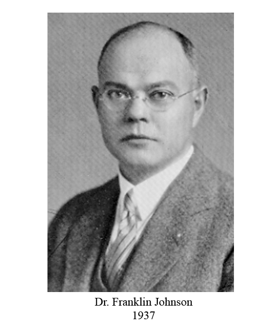 Dr. Franklin Johnson 1937