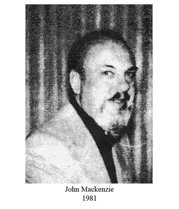 John MacKenzie 1981