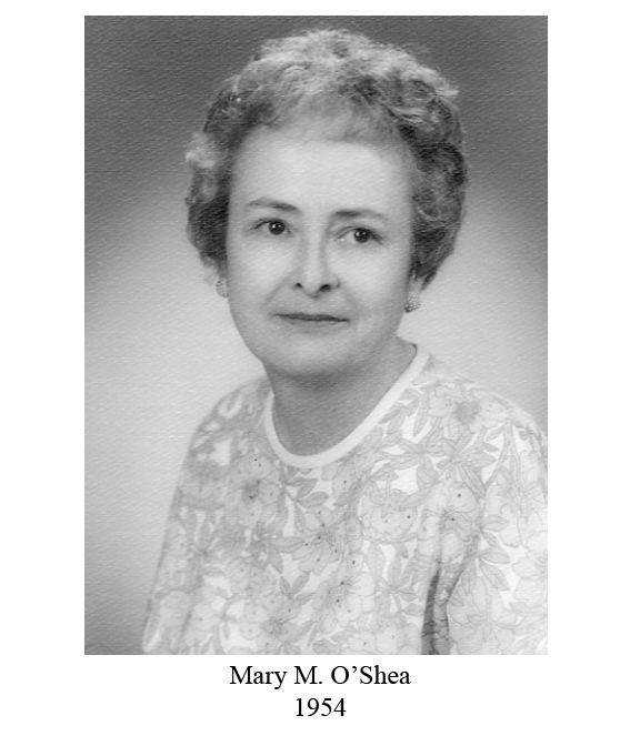 Mary M. O'Shea 1954