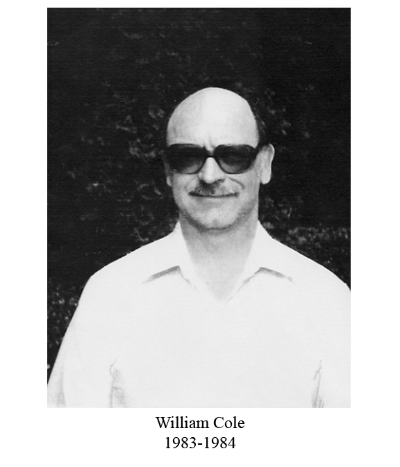 William Cole 1983 & 1984